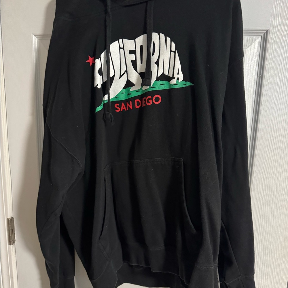 Black California San Diego Hoodie